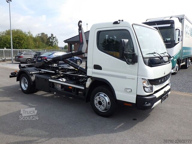 Damperli panelvan FUSO Canter 7 C 18 HIAB Abroller/AHK/Klima/LED/24 tkm