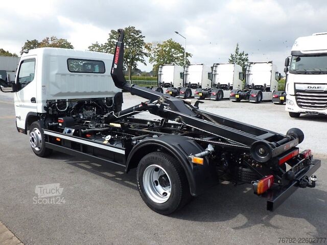 Damperli panelvan FUSO Canter 7 C 18 HIAB Abroller/AHK/Klima/LED/24 tkm