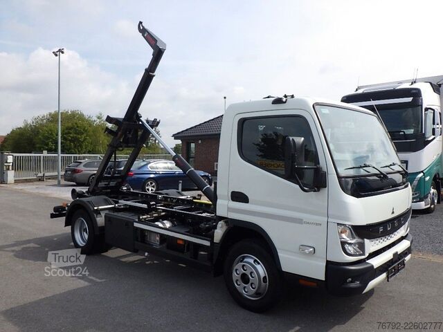 Damperli panelvan FUSO Canter 7 C 18 HIAB Abroller/AHK/Klima/LED/24 tkm