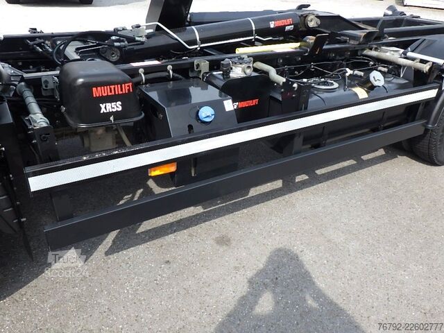 Damperli panelvan FUSO Canter 7 C 18 HIAB Abroller/AHK/Klima/LED/24 tkm