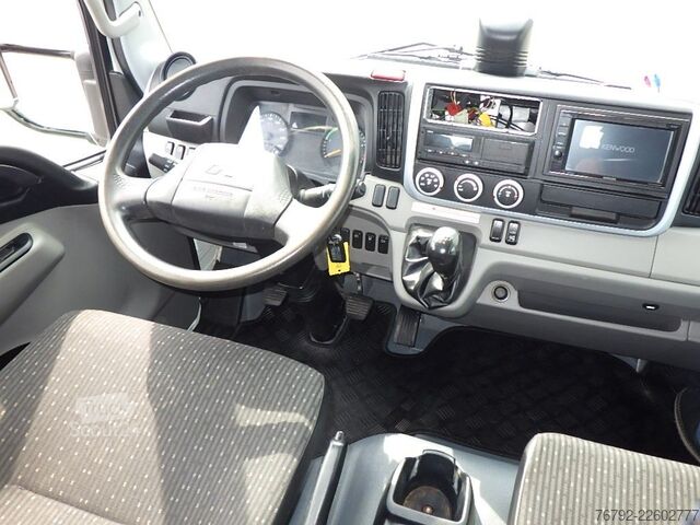 Damperli panelvan FUSO Canter 7 C 18 HIAB Abroller/AHK/Klima/LED/24 tkm