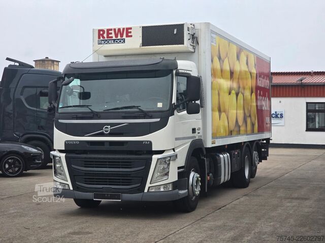 Kühlkoffer-LKW VOLVO FM420*FRIGOBLOCK*VOLLLUFT*PALFINGER LBW  2.5T*