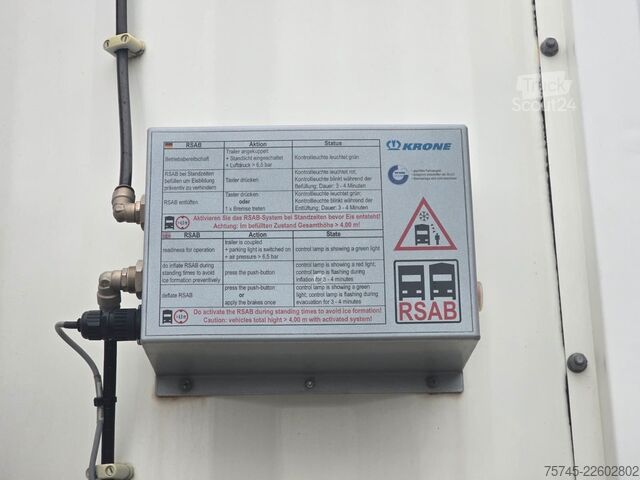 Semi-remorque bâchée KRONE SD * PR.+PL. * SAFETY ROOF * BPW * LIFT *