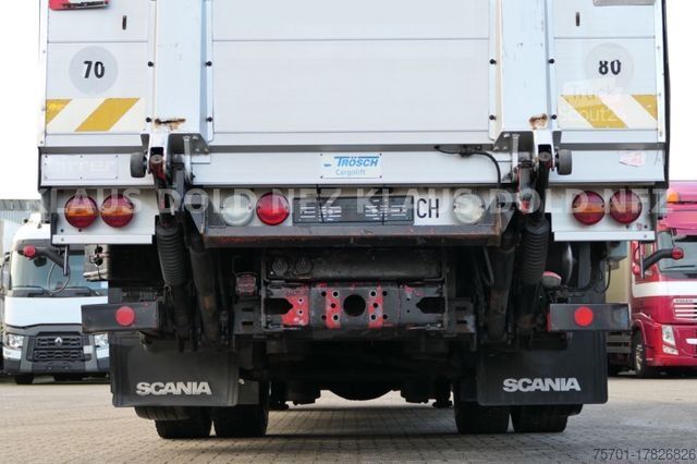 Lastebil med plan SCANIA R 580 Vollluft Lift-/Lenkachse Bordwände LBW