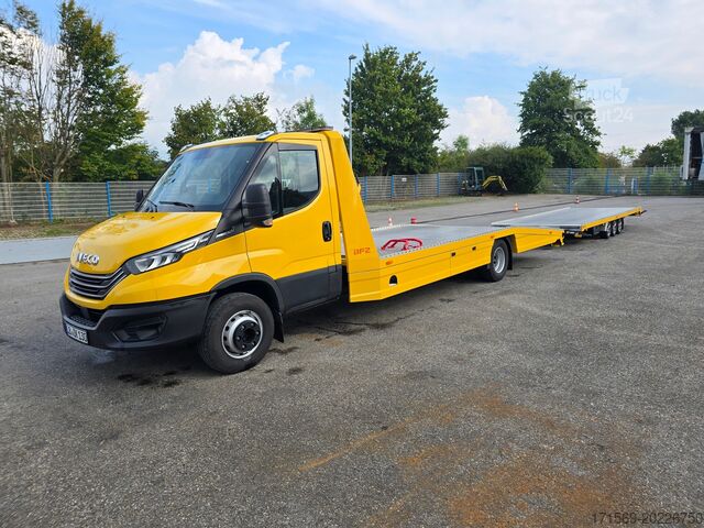 Automobilový transportér Iveco Daily 3.0 mit Anhänger, BFZ, VDI, 10.5 T