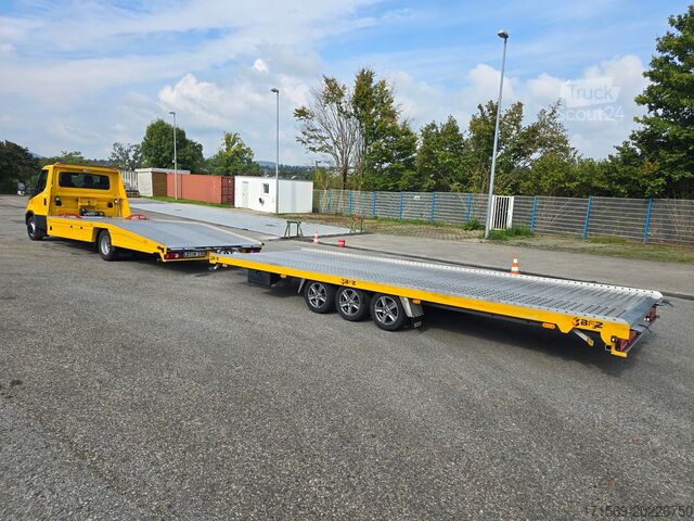 Transporteur de voitures Iveco Daily 3.0 mit Anhänger, BFZ, VDI, 10.5 T