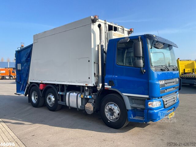 Çöp toplama aracı DAF FAG 75 CF 250 Haller 21m³