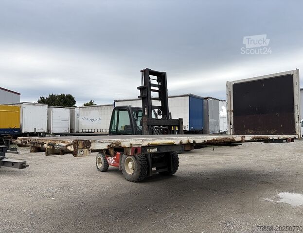 Intercambiar cuerpo abierto Krone 7,82m Plattform mit Stirnwand mehrfach
