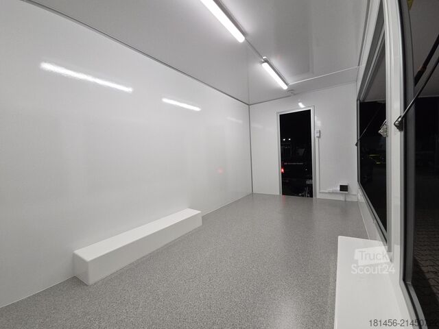 Verkoopaanhanger trailershop Verkaufsanhänger 620x220x230cm 3 Klappen