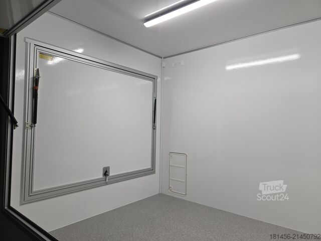 Verkoopaanhanger trailershop Verkaufsanhänger 620x220x230cm 3 Klappen