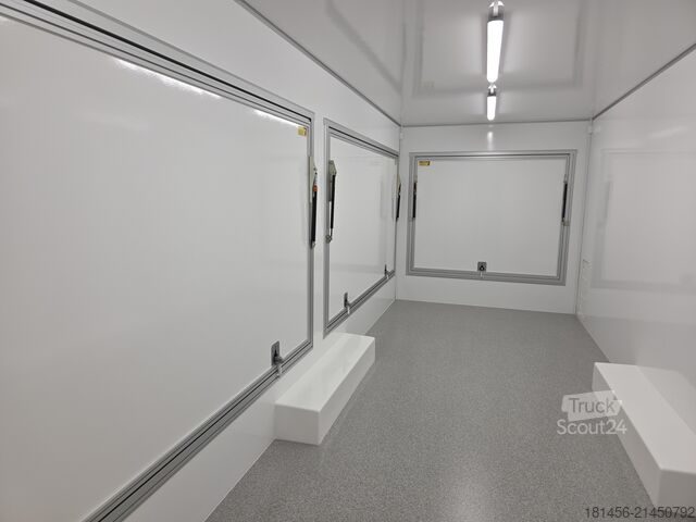 Verkoopaanhanger trailershop Verkaufsanhänger 620x220x230cm 3 Klappen