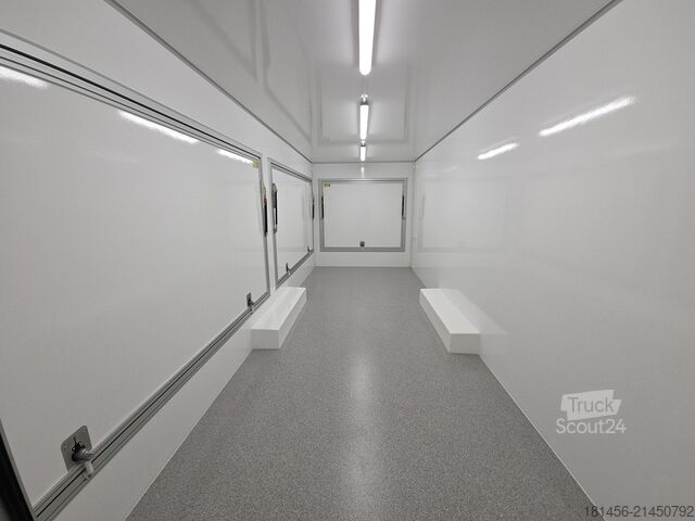 Verkoopaanhanger trailershop Verkaufsanhänger 620x220x230cm 3 Klappen