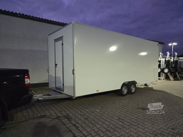 Verkoopaanhanger trailershop Verkaufsanhänger 620x220x230cm 3 Klappen