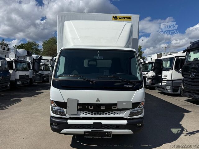Gardinsided kassevogn FUSO FUSO 7 C 18 Plane 6 m LBW 1 T*KLIMA*Automatik