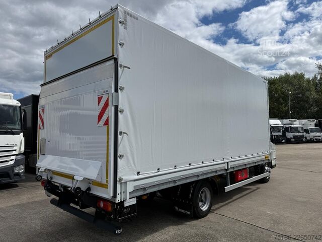 Gardinsided kassevogn FUSO FUSO 7 C 18 Plane 6 m LBW 1 T*KLIMA*Automatik