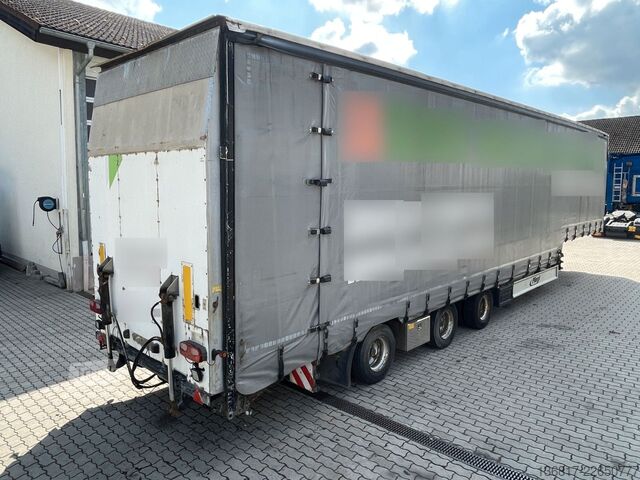 Низкорамный полуприцеп FLIEGL SDS410 Tieflader Gardine Jumbo Plane Lenkachse