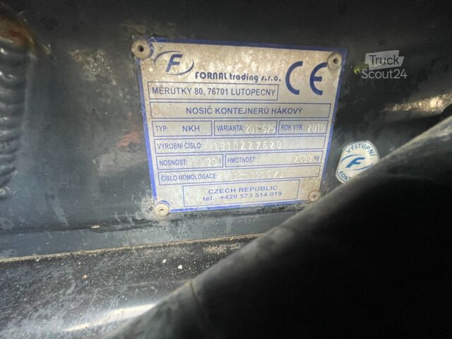 Контейнеровоз з гачком (рол-офф) MAN TGS 26.510 6x6 BLL Retarder Abroller Fornal NHK