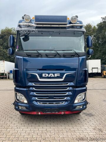 Лісовоз DAF XF 510 FAT 6x4 Holztransport Ladekran Palfinger