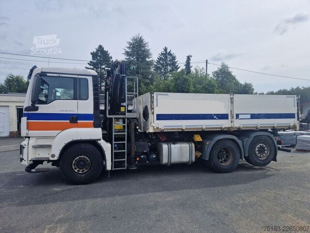 Саміоскид MAN TG-S 26.400 6x2-2 BL 3-Achs Kipper Kran +Funk+Gr