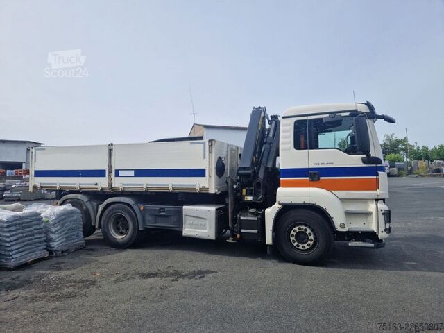Саміоскид MAN TG-S 26.400 6x2-2 BL 3-Achs Kipper Kran +Funk+Gr