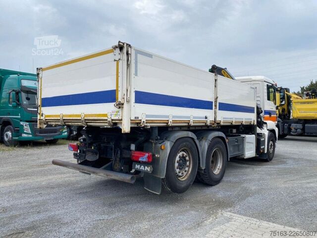 Саміоскид MAN TG-S 26.400 6x2-2 BL 3-Achs Kipper Kran +Funk+Gr