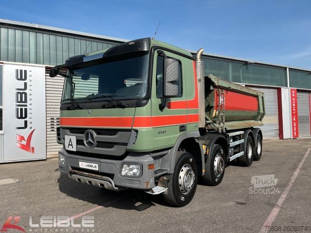 Camion benne MERCEDES-BENZ Actros MP3 4141 8x4 Carnehl Hardox Mulde 17m³
