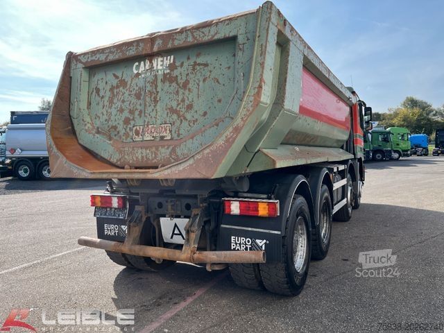 Camion benne MERCEDES-BENZ Actros MP3 4141 8x4 Carnehl Hardox Mulde 17m³