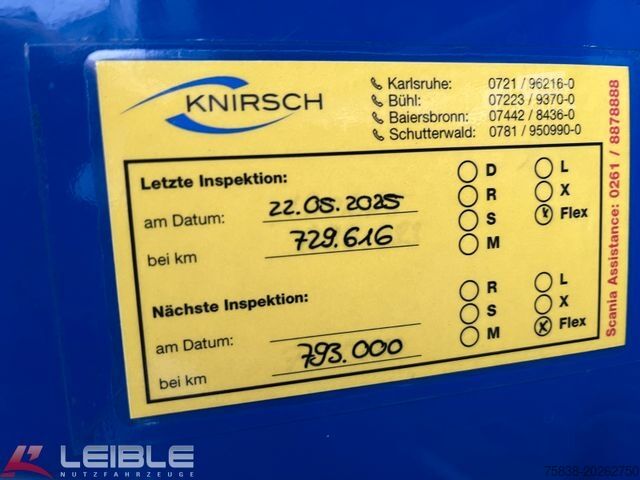 Tracteur routier standard SCANIA S 580 *V8 Edition*Vollluft*Nebenantrieb