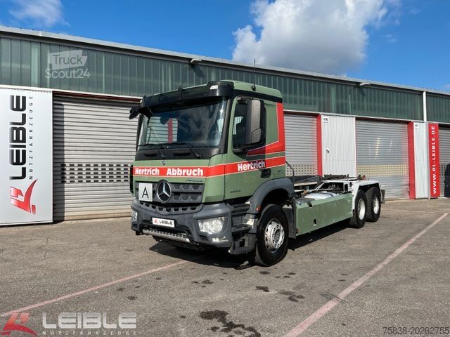Roll-off tipper truck MERCEDES-BENZ Arocs 2643 6x4 Gergen Knickarm*AP Achsen*