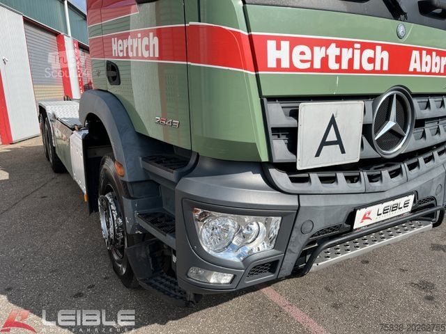 Roll-off tipper truck MERCEDES-BENZ Arocs 2643 6x4 Gergen Knickarm*AP Achsen*