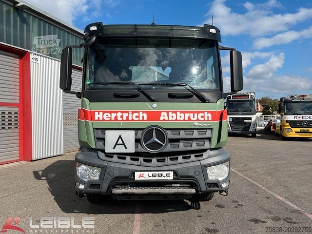 Roll-off tipper truck MERCEDES-BENZ Arocs 2643 6x4 Gergen Knickarm*AP Achsen*