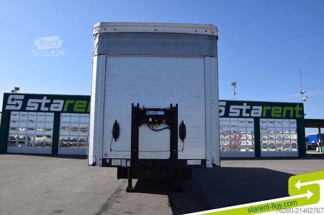 Open oplegger met zeil SCHWARZMÜLLER Palettenkasten SAF Liftachse TÜV 05/26