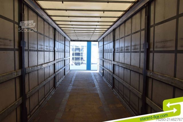 Open oplegger met zeil SCHWARZMÜLLER Palettenkasten SAF Liftachse TÜV 05/26