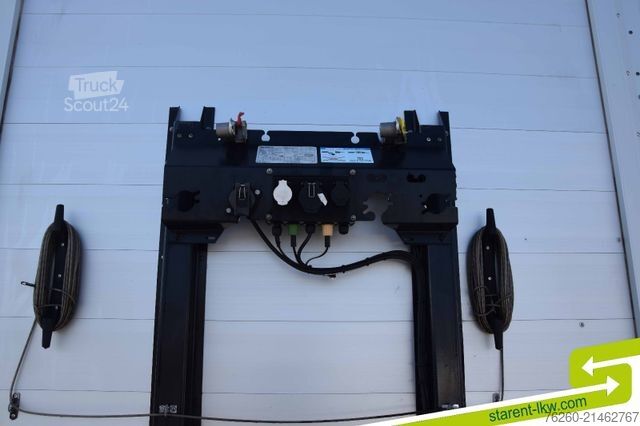 Open oplegger met zeil SCHWARZMÜLLER Palettenkasten SAF Liftachse TÜV 05/26