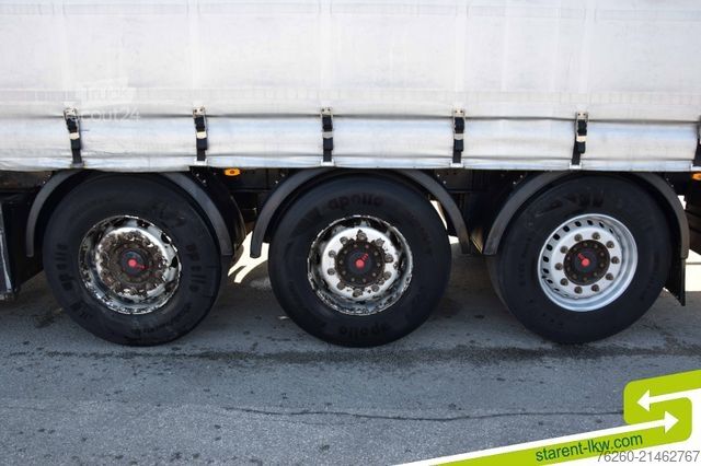 Open oplegger met zeil SCHWARZMÜLLER Palettenkasten SAF Liftachse TÜV 05/26