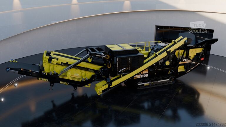 Trupintuvas FABO FTI-110S mobiler brecher