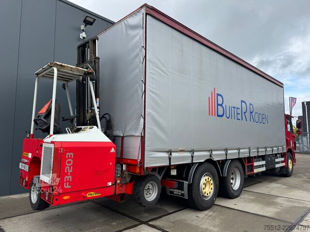 Schuifzeil DAF CF 75.310 / Incl Palfinger F3-203PX / Kooiaap /...