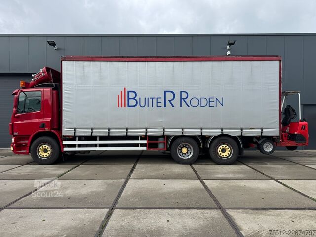 Schuifzeil DAF CF 75.310 / Incl Palfinger F3-203PX / Kooiaap /...