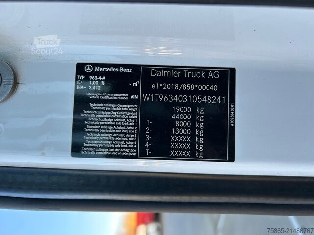 Standaard-SZM Mercedes-Benz Actros 1845 Gigaspace / Tacho V2 / PTO - Hydrau...