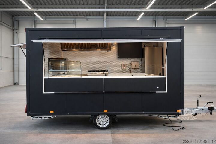 Remorque de vente, food truck Grillwagen, SOFORT VERFÜGBAR! Imbisswagen, Imbissanhänger