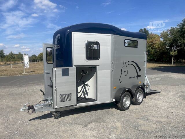 Pferdeanhänger Cheval Liberté TOURING JUMPING V1 DUNKELBLAU +SATTELKAMMER