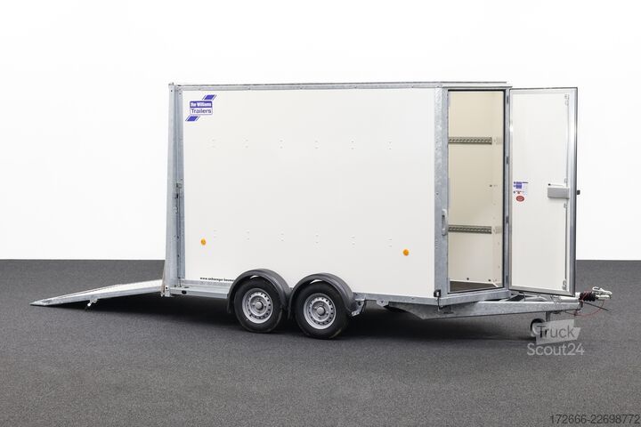 Kofferanhänger Ifor Williams BV 105G | HECKRAMPENKOMBI 300X147X214CM 2700KG KOFFERANHÄNGER