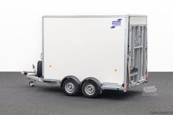 Kofferanhänger Ifor Williams BV 105G | HECKRAMPENKOMBI 300X147X214CM 2700KG KOFFERANHÄNGER
