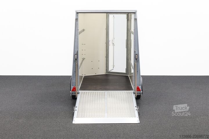 Kofferanhänger Ifor Williams BV 105G | HECKRAMPENKOMBI 300X147X214CM 2700KG KOFFERANHÄNGER
