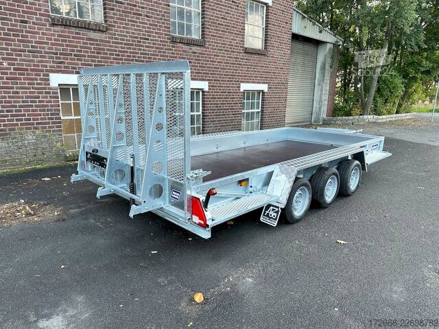  Variant 3520 M5 | MAXI LOAD | TRIDEM 460X198CM 3500KG BAUMASCHINENANHÄNGER | RAMPE