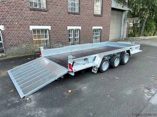  Variant 3520 M5 | MAXI LOAD | TRIDEM 460X198CM 3500KG BAUMASCHINENANHÄNGER | RAMPE