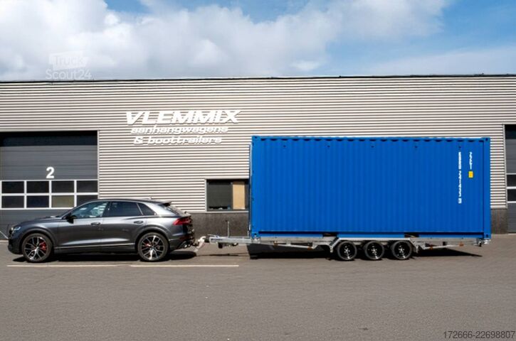  Vlemmix 20 FT CONTAINERANHÄNGER | TRIDEM 600X244CM 3500KG - 20 FUß CONTAINER