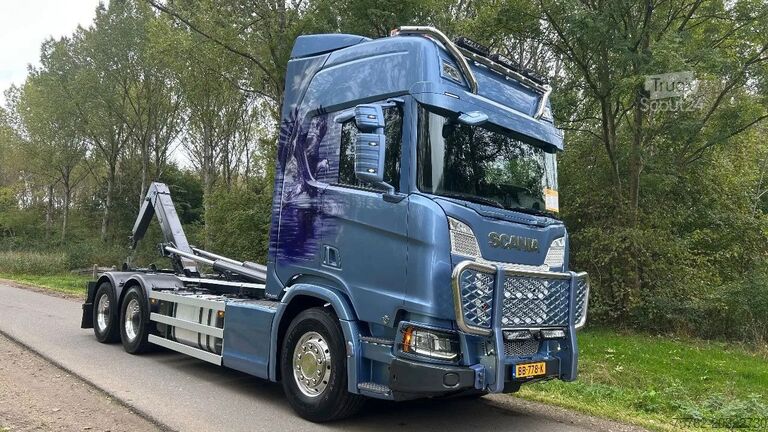 Sistema de braço de gancho Scania R660 V8 HIAB 30 Ton | Retarder | alcoa | bullbar