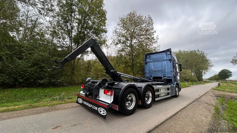 Sistema de braço de gancho Scania R660 V8 HIAB 30 Ton | Retarder | alcoa | bullbar