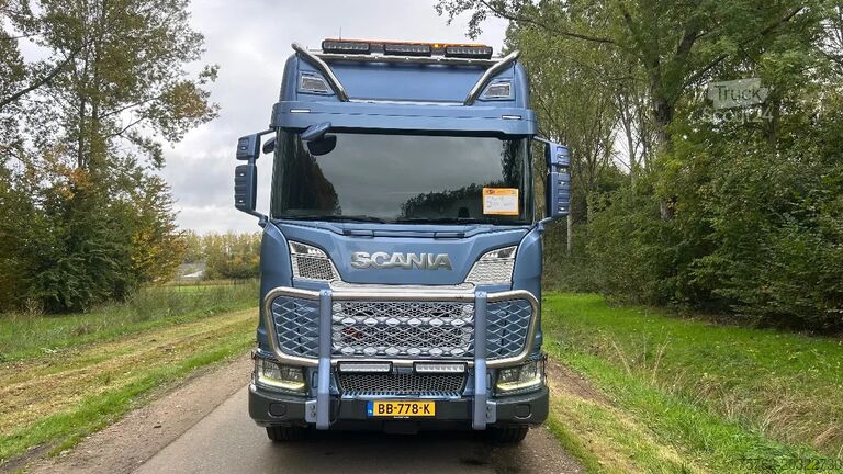 Sistema de braço de gancho Scania R660 V8 HIAB 30 Ton | Retarder | alcoa | bullbar